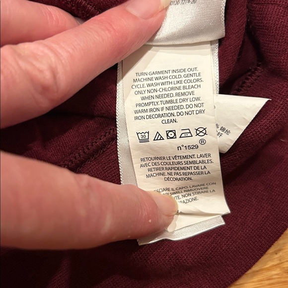 Polo Ralph Lauren Cottagecore Performance Burgundy Sweater Pullover M - Picture 4 of 7